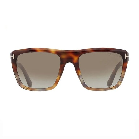 NEW TOM FORD SUNGLASSES HAVANA BROWN MEN EYEWEAR - Picture 2 of 3